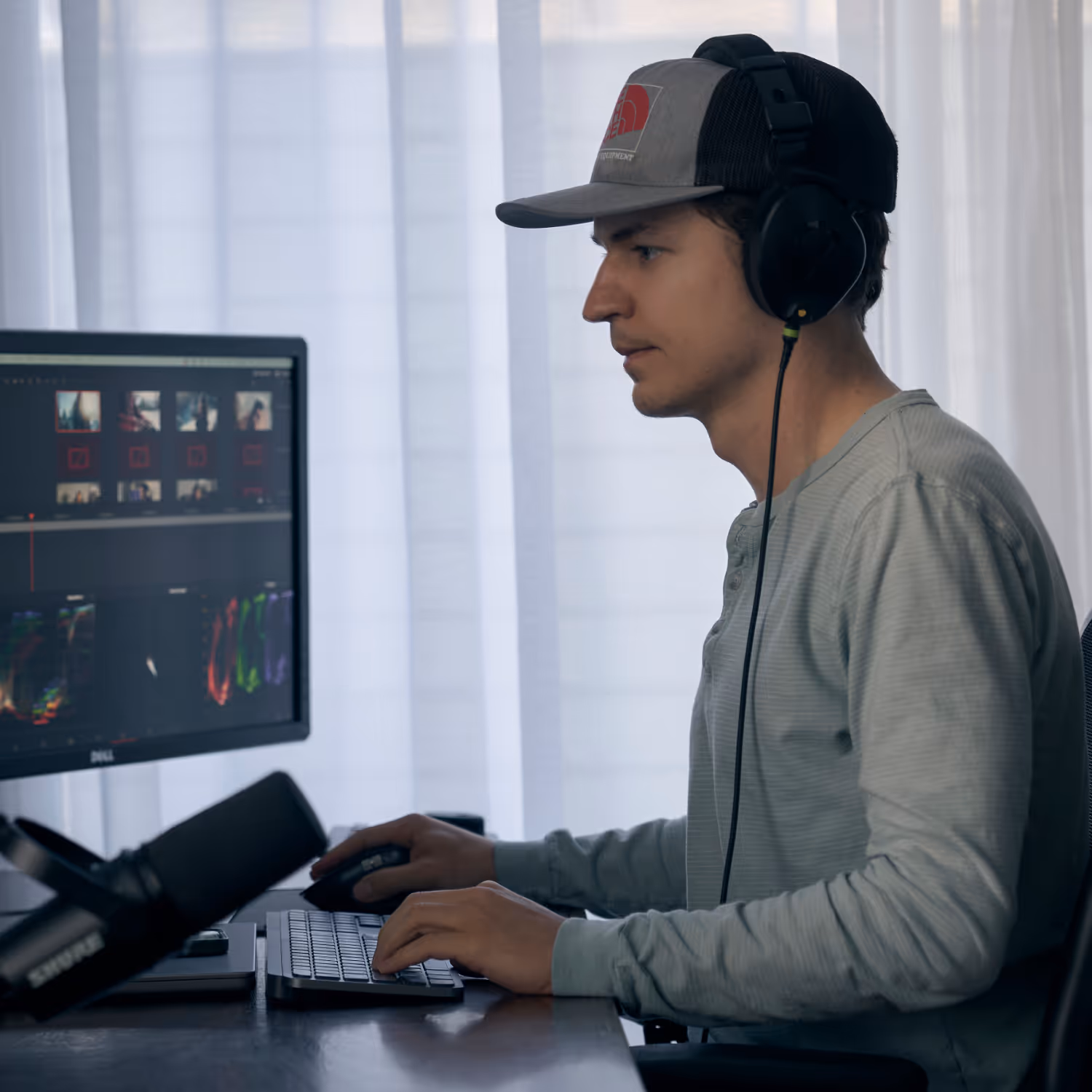 Jonathan Cary doing post-production work